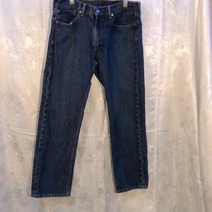 Levis 505 men’s blue denim jeans 36 x 30 Preloved excellent condition